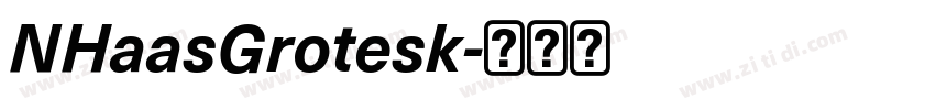 NHaasGrotesk字体转换