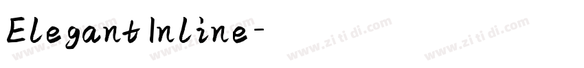 ElegantInline字体转换