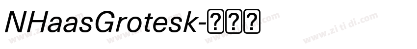 NHaasGrotesk字体转换