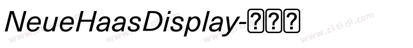 NeueHaasDisplay字体转换