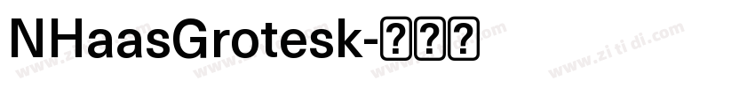 NHaasGrotesk字体转换