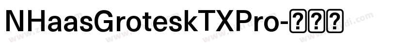 NHaasGroteskTXPro字体转换