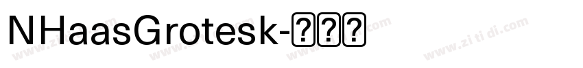NHaasGrotesk字体转换