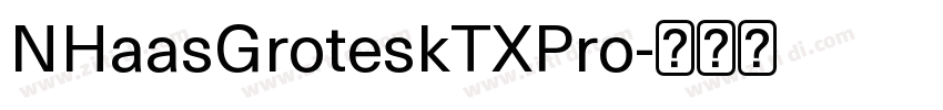 NHaasGroteskTXPro字体转换