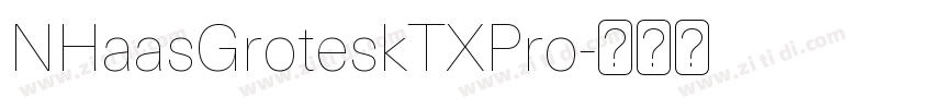 NHaasGroteskTXPro字体转换