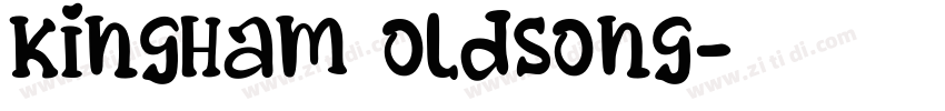 KingHam_oldsong字体转换
