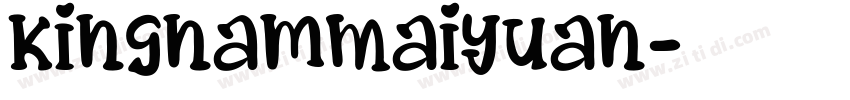 KingnamMaiyuan字体转换