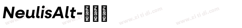 NeulisAlt字体转换