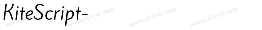 KiteScript字体转换