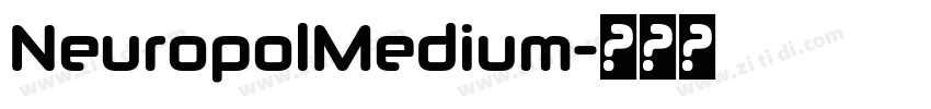 NeuropolMedium字体转换