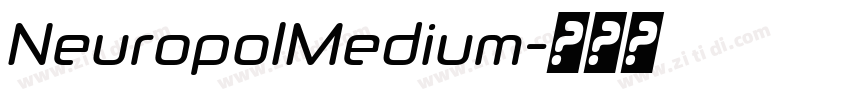 NeuropolMedium字体转换