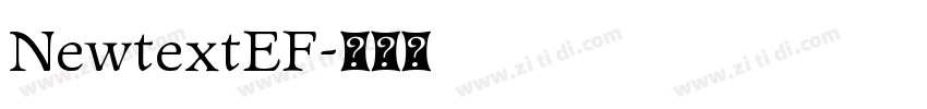 NewtextEF字体转换