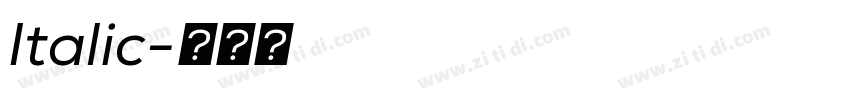 Italic字体转换 Italic字体转换