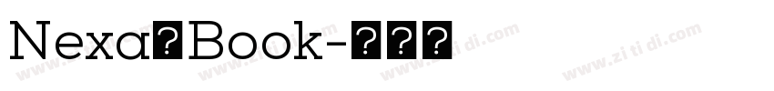 Nexa一Book字体转换