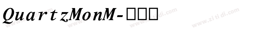QuartzMonM字体转换