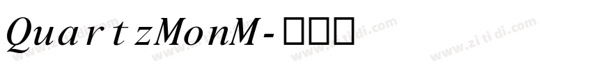 QuartzMonM字体转换