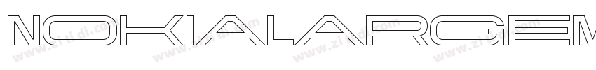 NokiaLargeMultiscrip字体转换