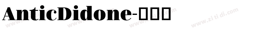 AnticDidone字体转换