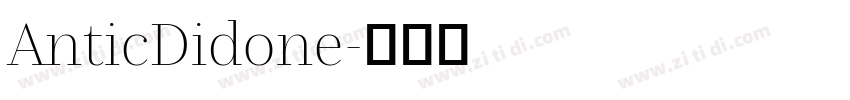 AnticDidone字体转换