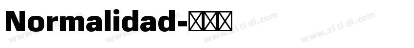 Normalidad字体转换