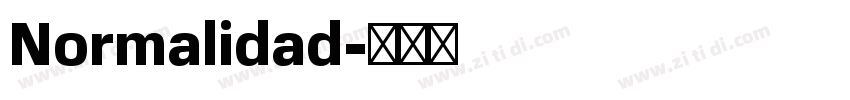 Normalidad字体转换