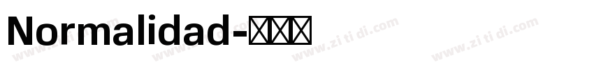 Normalidad字体转换