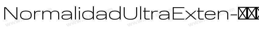 NormalidadUltraExten字体转换