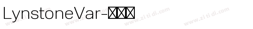 LynstoneVar字体转换