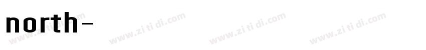 north字体转换