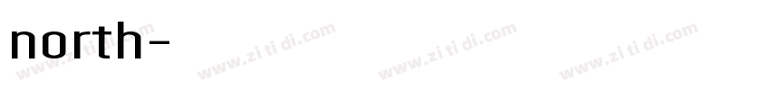 north字体转换