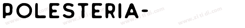 Polesteria字体转换
