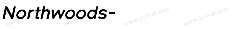 Northwoods字体转换