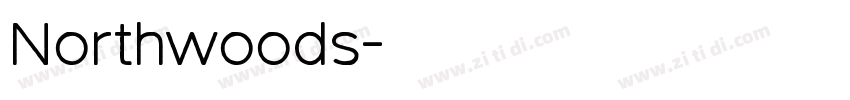 Northwoods字体转换