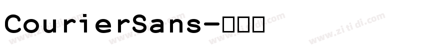 CourierSans字体转换