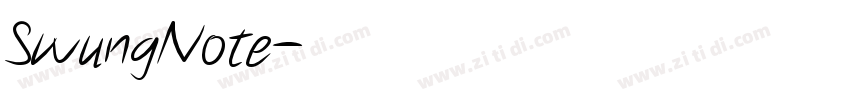 SwungNote字体转换