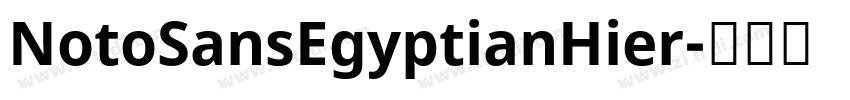 NotoSansEgyptianHier字体转换