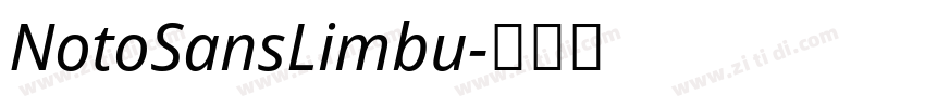 NotoSansLimbu字体转换