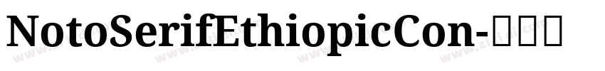 NotoSerifEthiopicCon字体转换