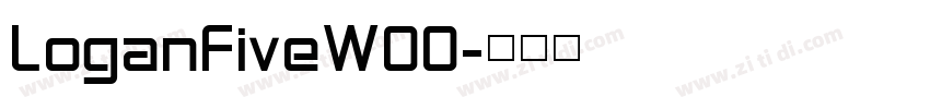 LoganFiveW00字体转换