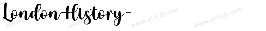 LondonHistory字体转换