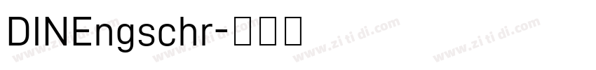 DINEngschr字体转换