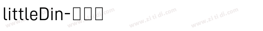 littleDin字体转换