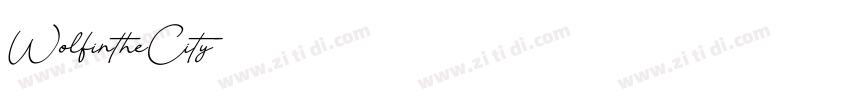 WolfintheCity字体转换