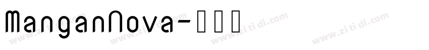ManganNova字体转换