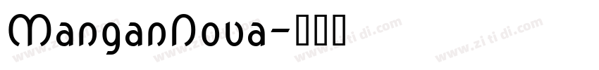 ManganNova字体转换