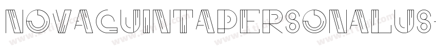 NovaQuintaPERSONALUS字体转换