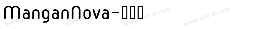 ManganNova字体转换