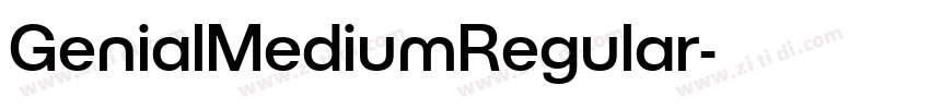 GenialMediumRegular字体转换 GenialMediumRegular字体转换