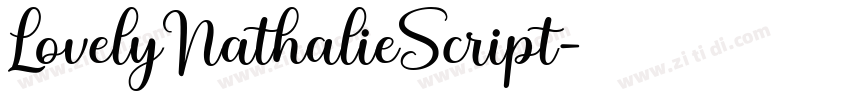 LovelyNathalieScript字体转换