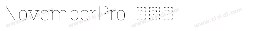 NovemberPro字体转换 NovemberPro字体转换